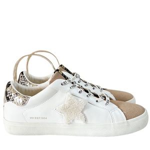 Vintage Havana Annabella Sneaker Multi White & Camel Size 7.5